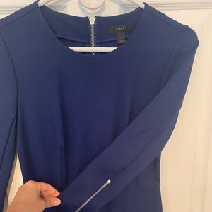 J Crew sapphire dress